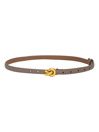 Plissé Copenhagen Knot Belt One Size Mud